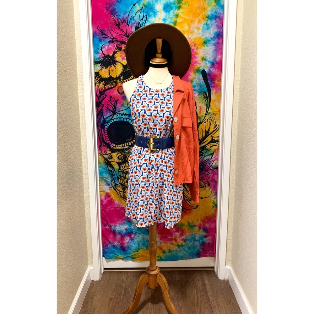 🌈 Beautiful picnic artsy dress - Picture 9 of 11